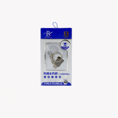OTG Plug & Play Type-C to USB R-222 | Fast & Reliable Royalx