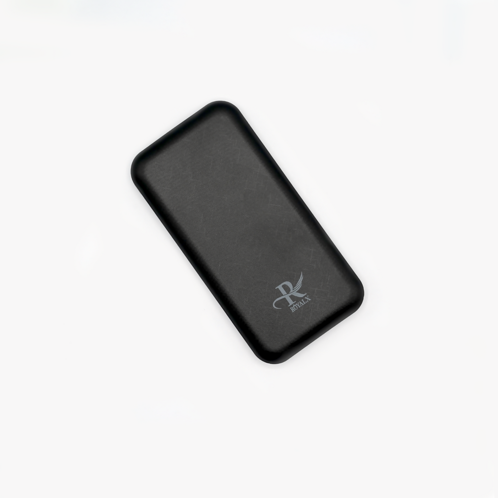 R-107 PD Power Bank | 10000mAh Fast Charging. Royalx Stay powered up anywhere with the R-107 10000mAh PD Power Bank.Royalx
Delivers lightning-fast charging through Power Delivery (PD) and 2.4A USB output.Royalx
Compact, durable, and travel-friendly design with smart protection features.
Perfect choice for smartphones, tablets, and other USB-C devices.Royalx